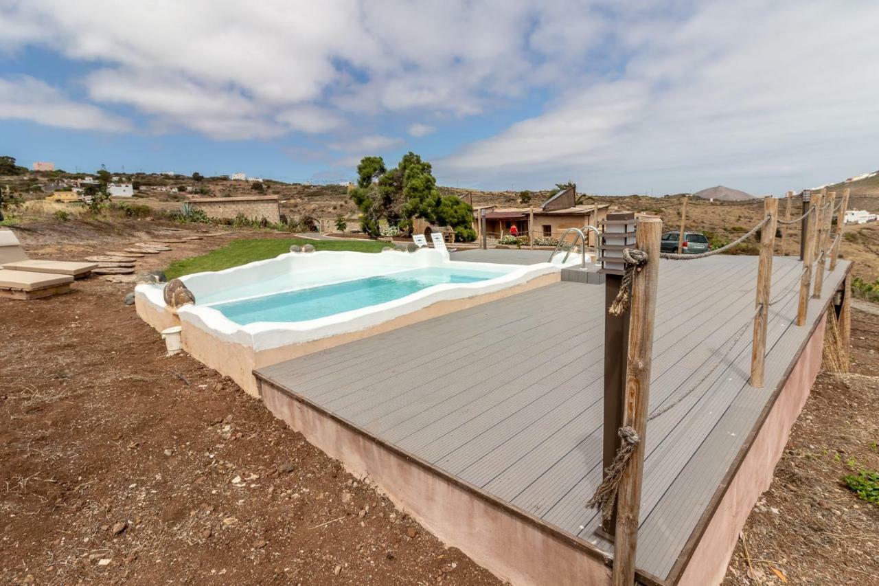 Flatguest Charming House + Pool + Terrace + Views Villa Santa Maria de Guia de Gran Canaria Ngoại thất bức ảnh